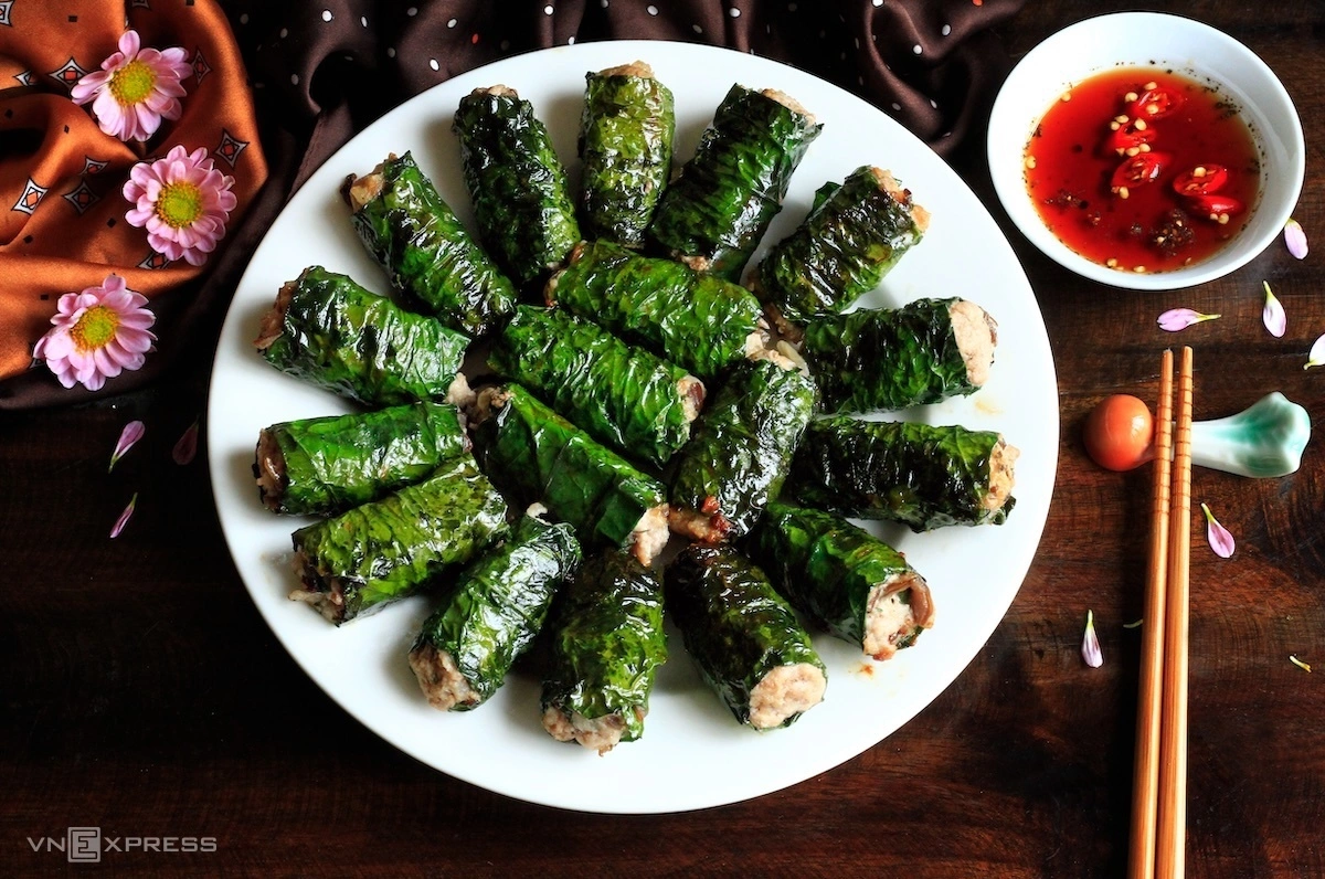Chả lá lốt kiểu Hải Phòng - Báo VnExpress Cooking