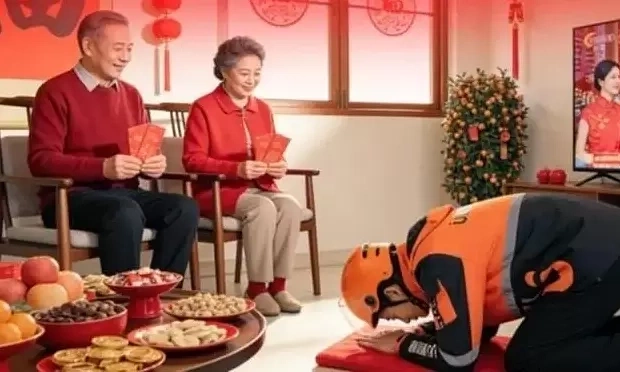 Tranh cãi dịch vụ thuê người lạ chúc Tết cha mẹ