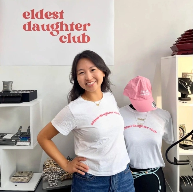 Sherri Lu người thành lập Câu lạc bộ Con gái cả (Eldest Daughter Club). Ảnh: New York Post