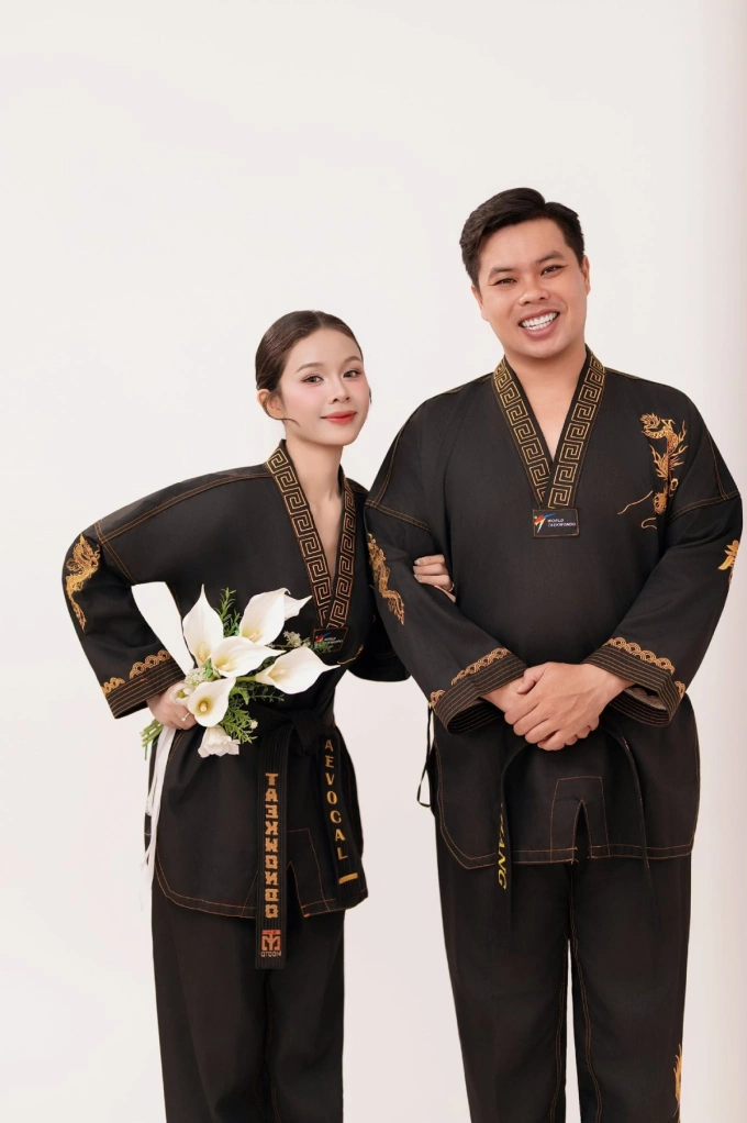 Cô dâu chú rể chung đam mê võ thuật và âm nhạc. Ảnh: Nhân vật cung cấp