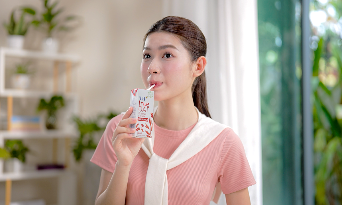 TH ra mắt sữa yến mạch thơm ngậy tự nhiên