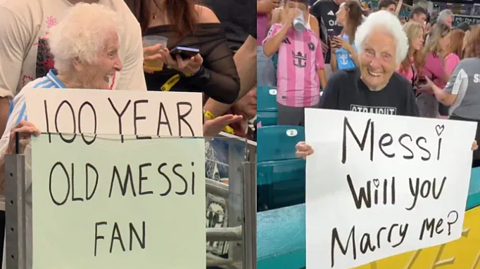 Cụ bà Mỹ 100 tuổi theo chân Messi đến World Cup