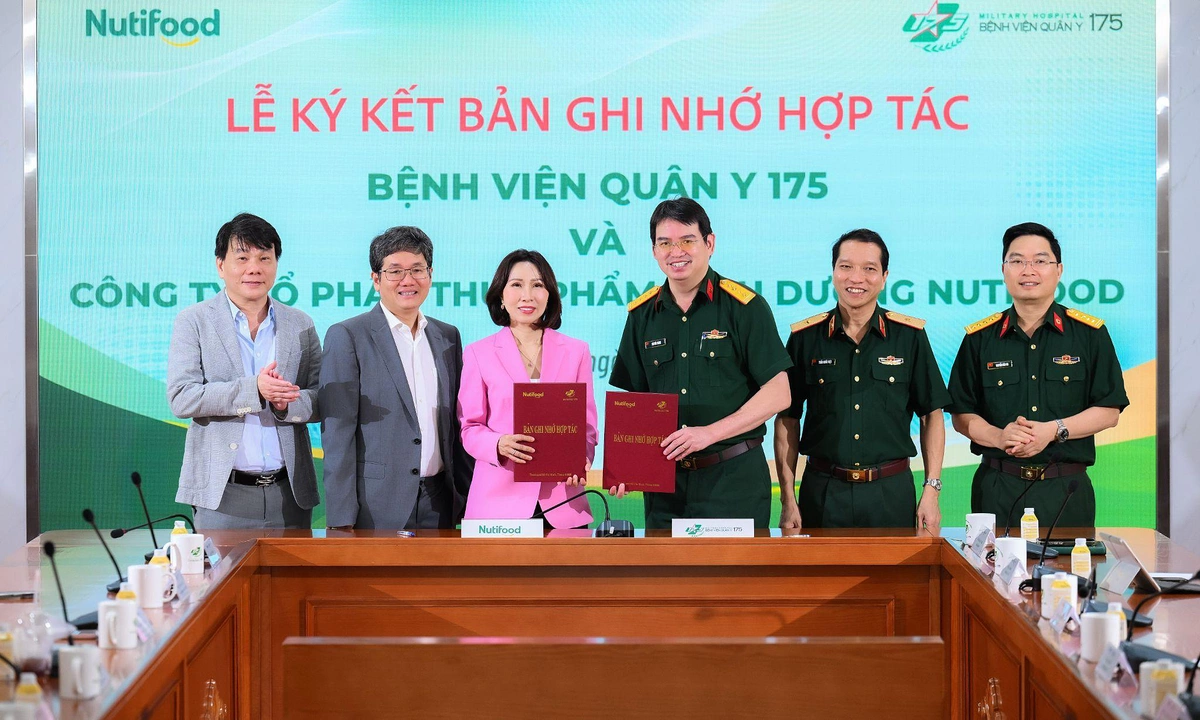 Nutifood hợp tác Bệnh viện Quân y 175 nghiên cứu giải pháp dinh dưỡng