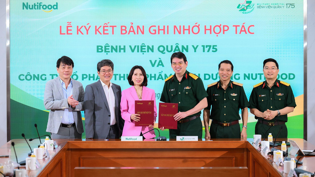 Nutifood hợp tác Bệnh viện Quân y 175 nghiên cứu giải pháp dinh dưỡng