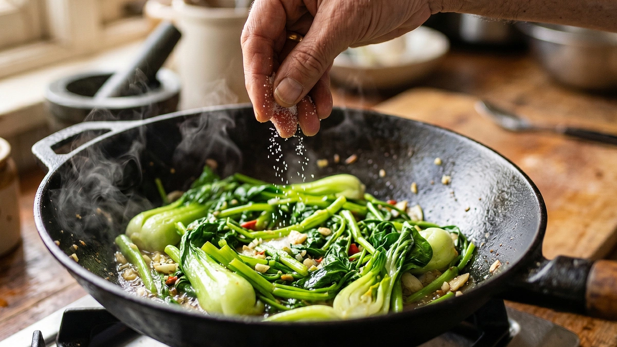 Tuyệt chiêu xào rau xanh và giòn