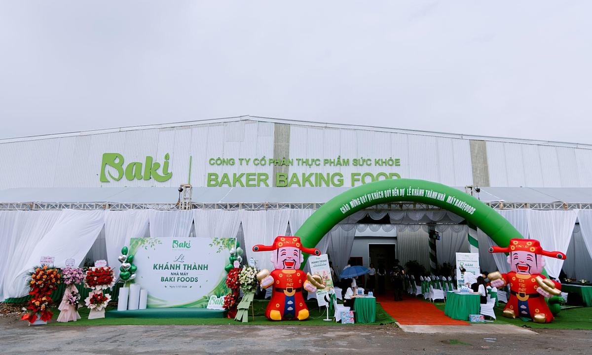 Baki Foods khai trương nhà máy sản xuất thực phẩm gần 2.500 m2