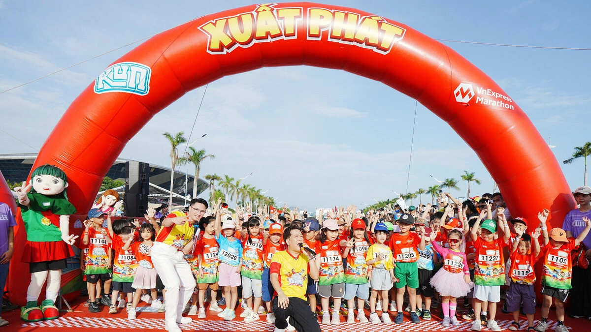 2.000 em nhỏ chinh phục Kun Marathon Đà Nẵng 2026