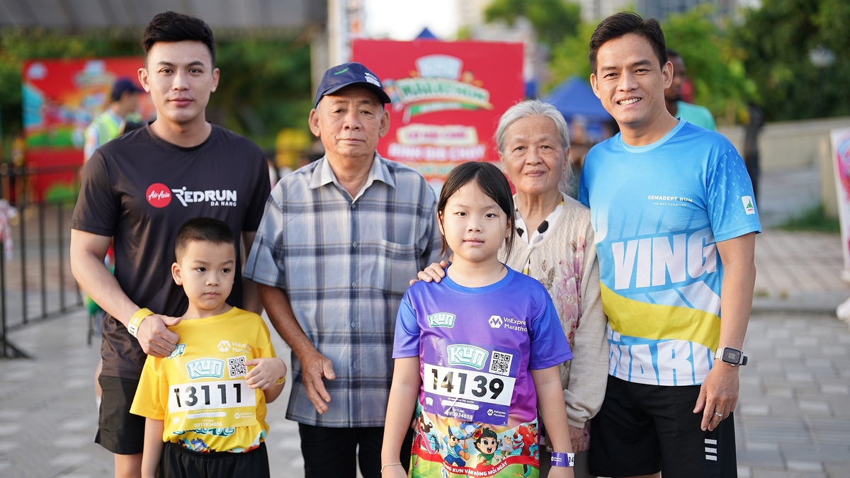 Nhiều gia đình có kỷ niệm đẹp tại Kun Marathon Đà Nẵng 2026