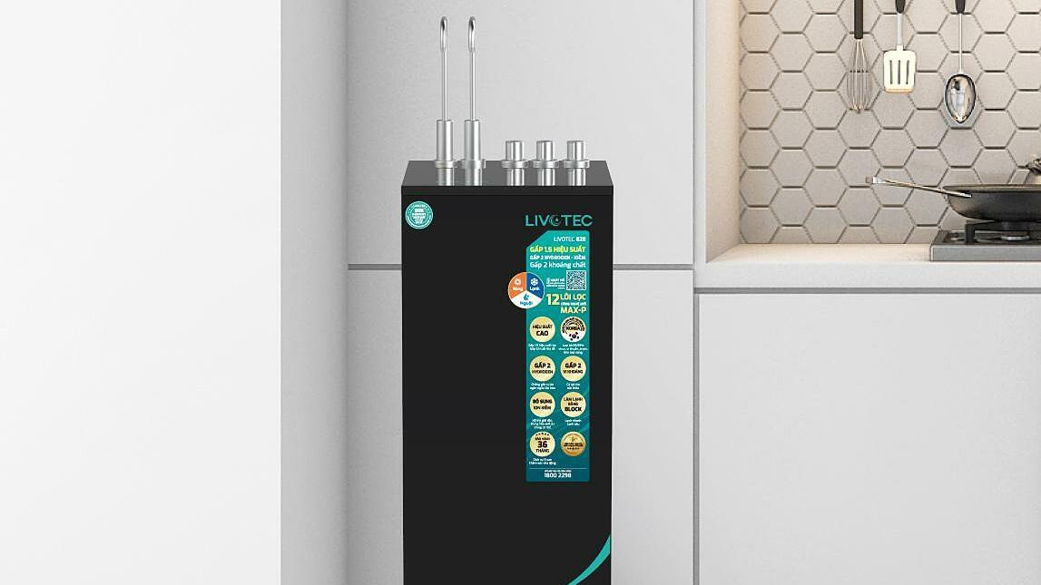 Cấu trúc 12 lõi giúp Livotec tăng hiệu quả lọc nước