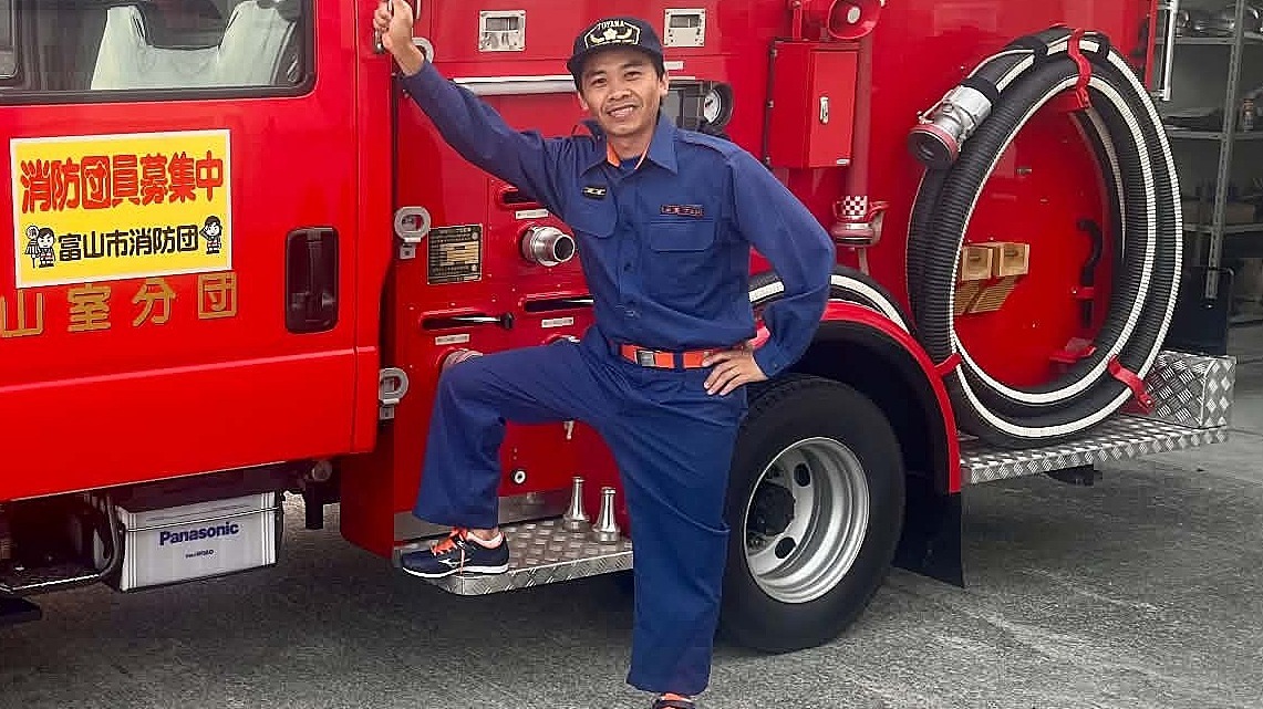 Người Việt đầu tiên vào đội cứu hỏa tình nguyện ở Nhật