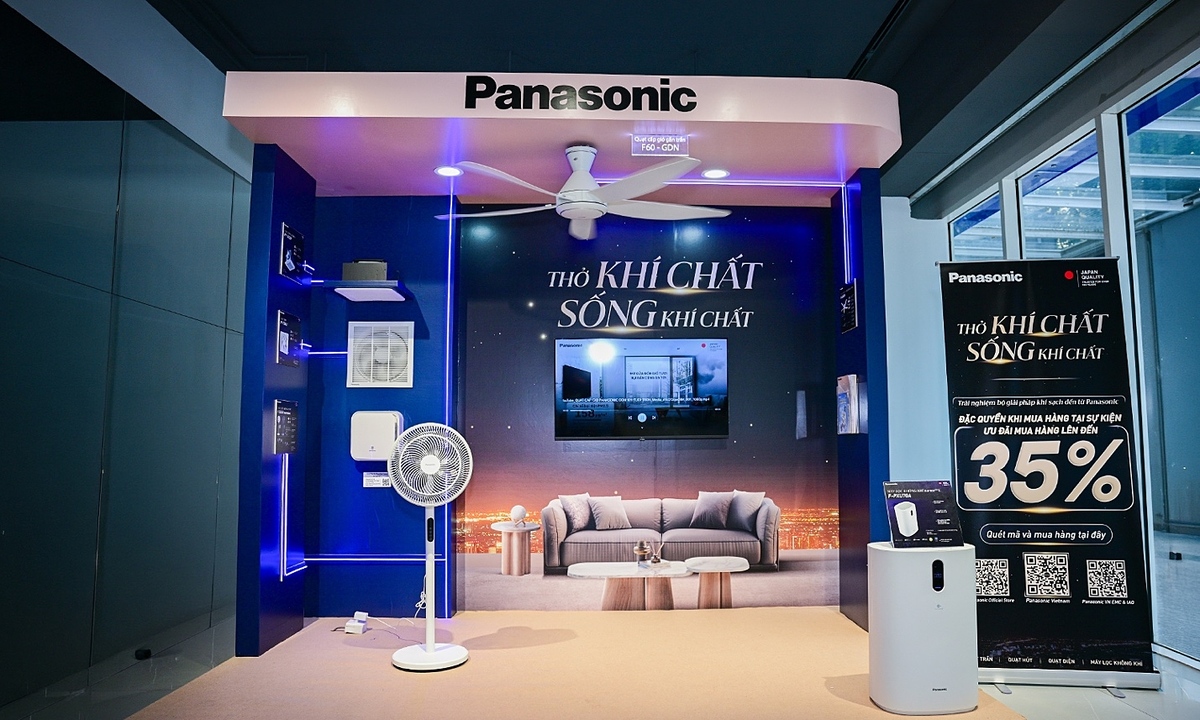 Hệ sinh thái góp phần nâng tầm chất lượng không khí của Panasonic