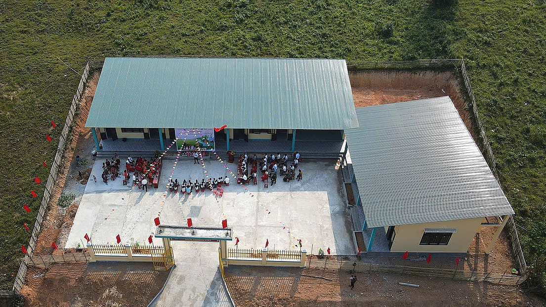 FPT chung tay xây điểm trường mới cho học sinh vùng biên Aky