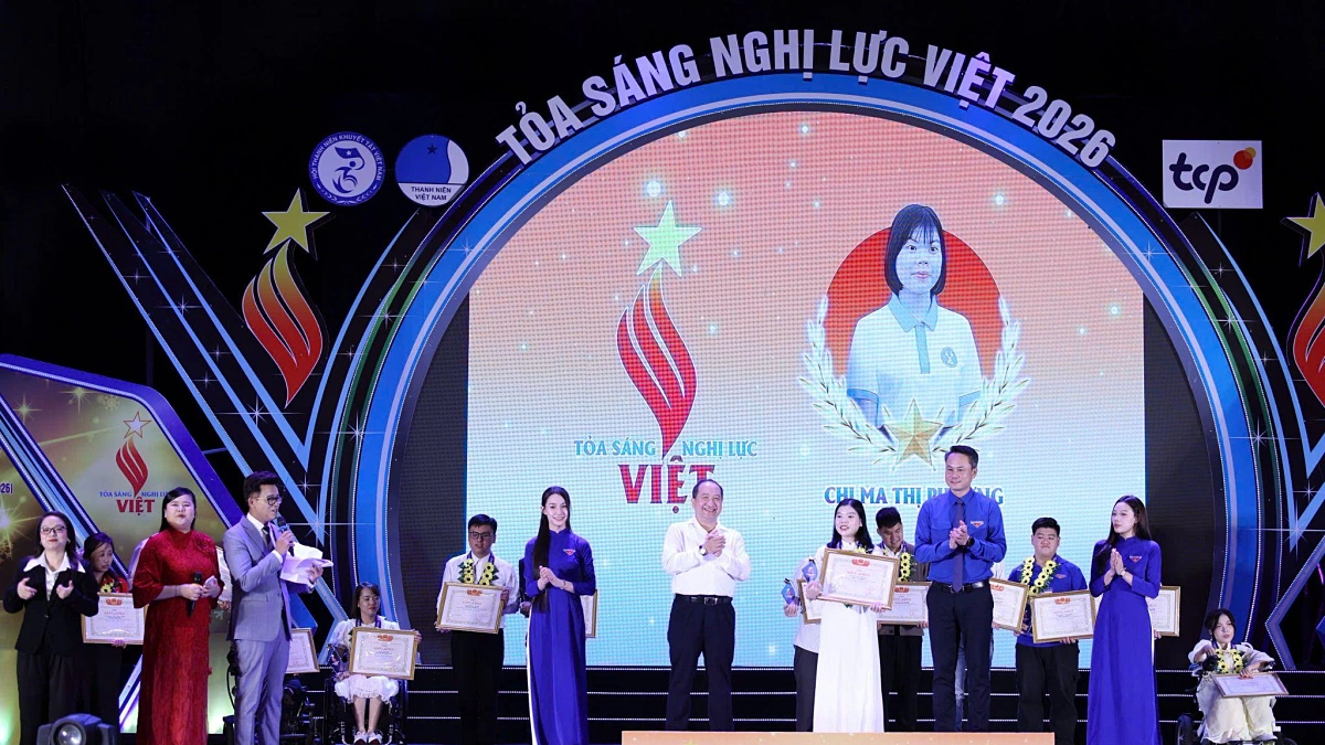 "Tỏa sáng nghị lực Việt" tôn vinh 26 thanh niên khuyết tật tiêu biểu